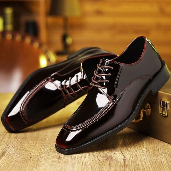 Men’s Jonas Patent Leather Derby Dress Shoes main image 11